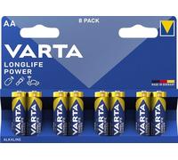 Pack 8 pilas alcalinas aa varta