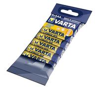 VARTA Pilas AAA, paquete de 8, Longlife, Alcalinas, 1,5V, aptas para mandos a distancia, despertadores, radios, relojes de pared, Made in Germany