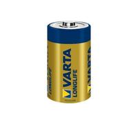 VARTA Pilas D Mono, paquete de 4, Longlife, Alcalinas, 1,5V, aptas para mandos a distancia, despertadores, radios, relojes de pared, Made in Germany
