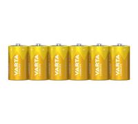 VARTA Pilas D Mono, paquete de 6, Longlife, Alcalinas, 1,5V, aptas para mandos a distancia, despertadores, radios, relojes de pared, Made in Germany