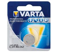 Varta Pilas de Botón CR1632 - 156.68.76 / 1x Unidad Pilas para Llave de Coche/ Calculadora/ Cámaras/ Relojes y otros aparatos electrónicos