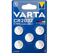VARTA Pilas de botón CR2032, 5 unidades, Power On Demand, litio, 3 V