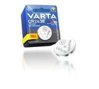 VARTA Pilas de Botón CR2430, paquete de 10, Power on Demand, Lithium, 3V, embalaje seguro para niños, para dispositivos Smart Home, llaves de coche y otras aplicaciones