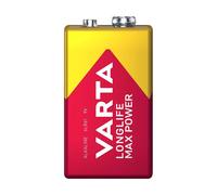 Varta Pilas de Repuesto Alcalinas 9V Longlife Max Power,