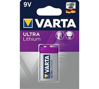 Varta pilas pila de bloque 9v de litio, paquete de 1, ultra lithium, a