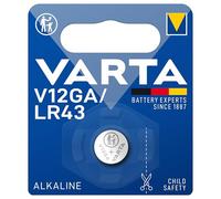 VARTA Pilas V12GA/LR43, Pila de botón Pack de 1, alcalinas Special 1,5 V