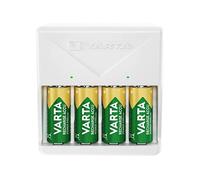 VARTA Plug Charger para 2/4 Pilas Recargables AA, AAA NiMH (Incl. 4 Pilas AA 210