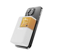 VARTA Power Bank 10000 mAh, mag Pro, magnético, inalámbrico, Color Blanco | carga inalámbrica MagSafe y Qi, cargador con USB Tipo C, compatible con iPhone y Android, carga pass-through