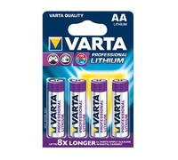 Varta Profesional Litio AA Mignon paquete de 4