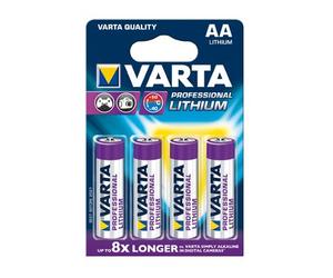 Varta Profesional Litio AA Mignon paquete de 4