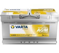 VARTA Professional Dual Purpose AGM (LA95) 12 V 95 Ah 850 A - Batería húmeda para caravanas, caravanas y barcos - Batería de arranque y suministro resistente de alta demanda de energía - Batería de