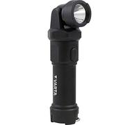 Varta Professional Line Indestructible Swivel Linterna (4W, LED-4xAA), Negro, 4 AA