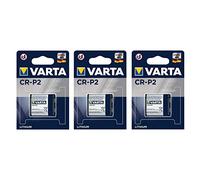 Varta Professional Lithium CR-P2 - Lote de 3 blísters de 1 pila de litio (6 V)