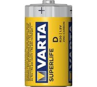Pila Varta R20 D Zinc-carbono 1,5 V Pack 2 Multicolor