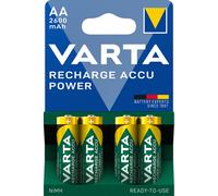8x Varta AA Batería Mignon NiMH 2600 mAh Listo para usar 2x4er Blister 5716