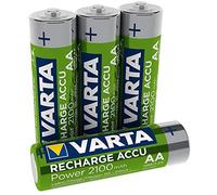 Varta - Batería Recargable (1,2 V, 2100 mAh, Nimh, precargadas, Paquete de 4 - 56706101404