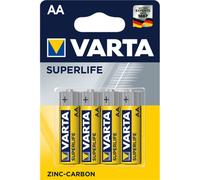 Varta Superlife Pack de Pilas Zinc-Carbon AA 4 Unidades