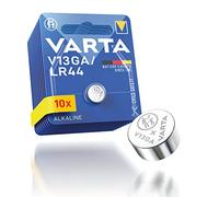 VARTA V13 GA / LR44 - Pack de 10 Pilas (Alcalina, 1.5V, 155 mAh)