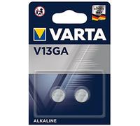 Varta Pila de botón alcalina de 1.5V Electronics V13GA, blíster original de 2 unidades