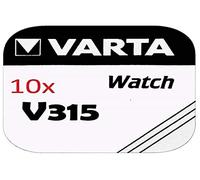 Varta Pila de botón V315 SR716SW – 10 unidades, plateado