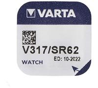 Varta V317 Household Battery Single-Use Battery Silver Oxid (S) 1,55 V - Baterías (batería de un Solo Uso, óxido de Plata (S), 1,55 V, 8 mAh, Plata, 5,8 mm