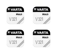 Varta V321 SR616SW - Lote de 4 pilas de tipo botón para reloj (1,55 V)