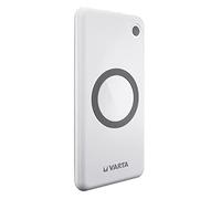 Varta Wireless Power Bank 10000 + Cable de Carga, 10000 mAh, Silver