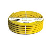Vartco Light Plus - Manguera flexible de 3 capas, poliéster trenzado en cruz, resistente a los rayos UV, 25 bares (3/4‘, 20 m), Amarillo
