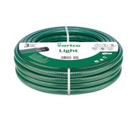 Vartco Manguera de agua ligera de 3 capas, manguera de riego de jardín, manguera flexible de poliéster, resistente a los rayos UV, 20 bares (1 pulgada, 10 m)