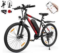 VARUN Bicicleta Electrica, 27.5" Bici Eléctrica Montaña con 48V 624WH Batería, Kilometraje 55-100KM, Bicicleta Electrica Adultos con 21 Velocidad, Pedal Assist Ebike con App Pantalla LCD, 5 Modos