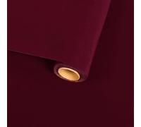 VaryFloral Papel tapiz adhesivo de terciopelo de 30 x 300 cm, papel tapiz autoadhesivo rojo oscuro, papel de contacto grueso vintage, forro de terciopelo suave, forro de papel flocado para joyeros