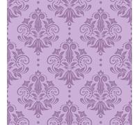 VaryFloral Papel tapiz autoadhesivo de 30,5 x 300 cm, papel de contacto morado claro, damasco, acuarela, parte trasera adhesiva, plástico, vintage, papel pintado de vinilo impermeable para muebles,
