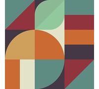 VaryPaper Papel Autoadhesivo pared Geometrico Vintage 44.5cmx200cm Papel Tapiz Geometrico Vinilo Adhesivo Muebles Papel pared Decorativo Papel Pintado pared Dormitorio Infantil Cocina Salon Armario