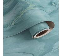 VaryPaper Papel Autoadhesivo pared Marmol Azul 40cmx200cm Vinilo Adhesivo Muebles Marmol Papel Adhesivo para Encimera Cocina Papel Autoadhesivo pared Lavable Baño Papel Tapiz Comedor Mesa Armario