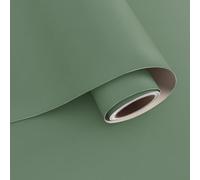 VaryPaper Papel pintado autoadhesivo verde salvia para muebles, color verde mate, 40 cm x 800 cm, lámina adhesiva para muebles, encimera, cocina, salón, dormitorio, papel pintado, detrás de la cama
