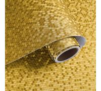 VaryPaper Papel Pintado Metálico Dorado Grueso 40cmx200cm Vinilos Adhesivos para Muebles Papel de Pared Autoadhesivo Salon Baño Vinilo para Encimera de Cocina Lavable Frigorifico Armarios Estante