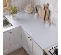 VaryPaper Papel Pintado Metálico Plateado Grueso 40cmx200cm Vinilo Adhesivo Muebles Papel para Forrar Muebles Vinilo para Encimera de Cocina Baño Lavable Frigorifico Lavadora Armarios Estanteria