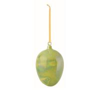 VARZI Huevo de Pascua decorativo de cristal amarillo, 9 cm, elegante decoración de Pascua para casa, mesa y regalo, detalles refinados para crear una atmósfera primaveral 1956