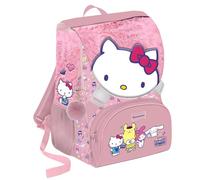 VARZI Mochila Escolar Extensible Hello Kitty: práctica, espaciosa y duradera, con diseño colorido y funcional para niños, perfecta para libros y accesorios escolares 1956, Rosa, Medium