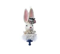 VARZI Stationery Since 1956 Selección de papelería Varzi Since 1956 Decoración para árbol de Navidad Conejo Blanco en Resina 17cm