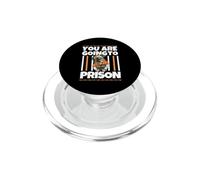 Vas a la cárcel Funny Police PopSockets PopGrip para MagSafe