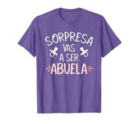Vas A Ser Abuela Sorpresa De Embarazo Para Abuela Español Camiseta