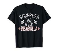 Vas A Ser Bisabuela Sorpresa De Embarazo Bisabuela Español Camiseta