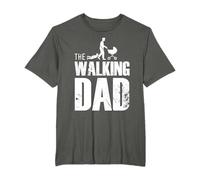 Vas a ser un padre con trajes divertidos para Hombre 2022 Padre Sohn Papa Día del Padre The Walking Dad Camiseta Black S Classic Humorous Manga larga Regular fit Pull on
