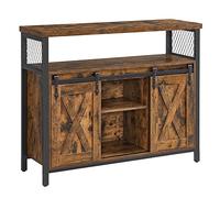 Aparador Armario de Cocina Armario de Almacenamiento con 2 Puertas Correderas