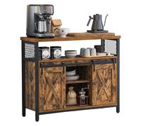 Aparador Armario de Cocina Armario de Almacenamiento con 2 Puertas Correderas