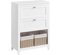 VASAGLE Armario del baño de 30 x 60 x 80 cm de color blanco nube