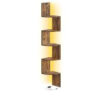 VASAGLE Custos Colección - Estantería Librería, Estantería Almacenaje, Estantería de Madera con 6 Cubos Separador Ideal para Estudio, Sala de Estar y Dormitorio, Marrón Rústico LBC630K01