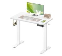 VASAGLE Escritorio Eléctrico Ajustable en Altura 80 x 50 cm
