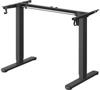 VASAGLE Escritorio eléctrico ajustable en altura de color negro tinta